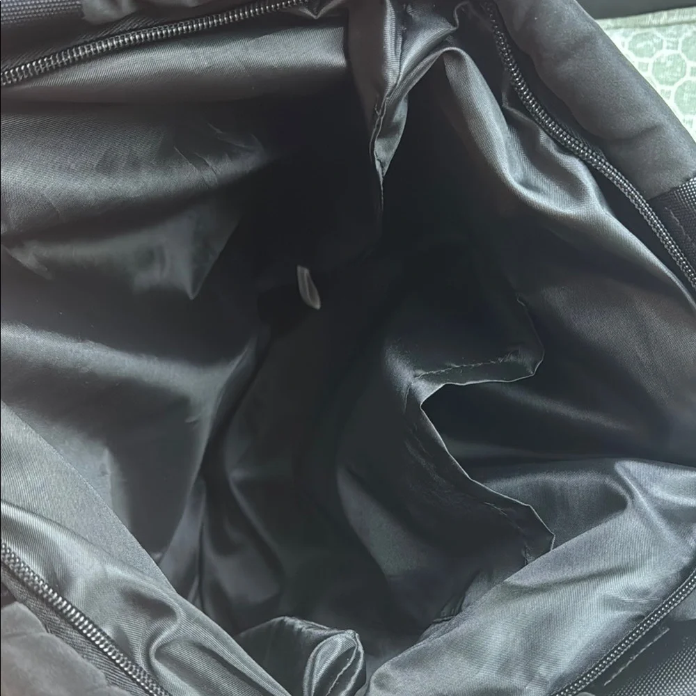 Victoria Secret Pink Black Puffer Tote Bag with Zip Closure - Picture 4 of 5